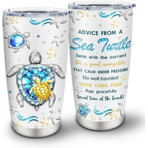 Turtle Gifts, Sea Turtle Gifts for Women, Turtle Gifts for Turtle Lovers, Sea Turtle Gifts, Turtle Gifts for Turtle Lovers, Sea Turtles Themed Gifts for Women Men Stainless Steel Tumbler 20oz