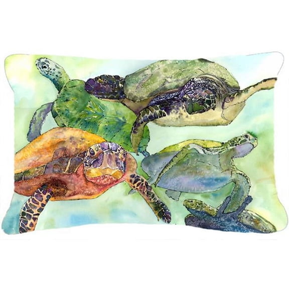 Turtle Indoor & Outdoor Fabric Decorative Pillow
