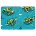thumbnail image 1 of Turtle Indoor Rug Outdoor Carpet Door Rug Polyester Non-Slip Machine Washable Bath Mats, 1 of 6