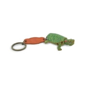 Turtle, Key Chain, Red Eared, Pond, Turtle, Reptiles, Green, Hand Made, Keychain, Thailand, Key Fob, Keys, Lifelike Model, Gift, 3 THL10 BB69