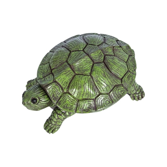 Turtle Key Hiding Box, Resin Decorative Multifunctional Storage Figurine, 1 Piece Green Tortoise Shaped Desktop Organizer, for Home Tabletop Hidden Key Stash Small Trinket Jewelry Holding Decor