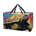 thumbnail image 1 of Turtle Large Capacity Oxford Cloth Reusable Foldable Storage Bins Easter Basket Box, 1 of 7