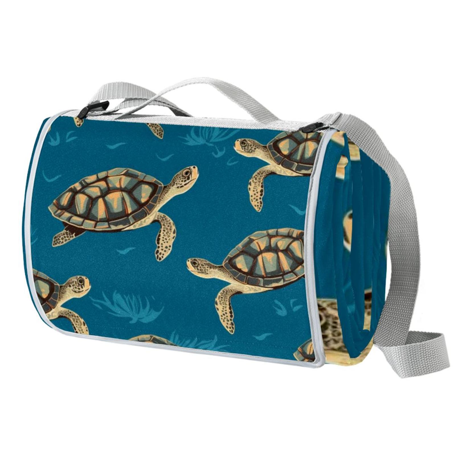 Turtle Large Picnic Mat for Outdoor Activities & Beach Trips Durable