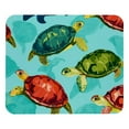 thumbnail image 1 of Turtle Mousepad 8.3x9.8 Inch Square Non-Slip Rubber Bottom Printed Desk Mat - Suitable for Office and Gaming, 1 of 6