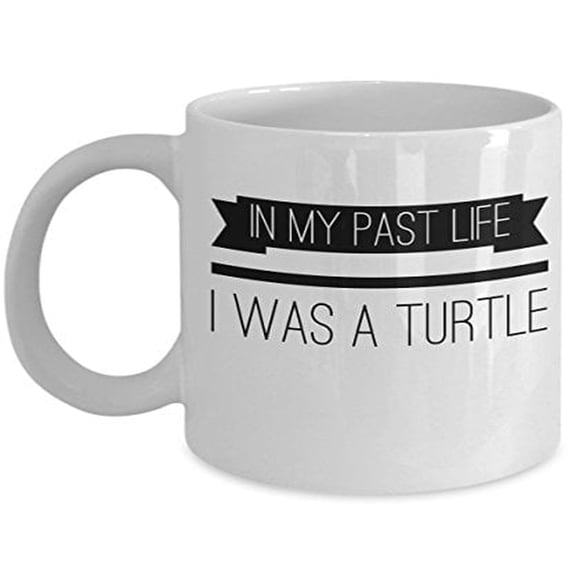 Turtle 11 oz Coffee Mug - Fun Animal Lover Gift White Ceramic