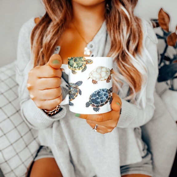 Turtle Mug, Turtle Gif, oz Mug, Turtle Gift Ideas, Mothers Day Gift Basket, Animal Lovers Gift, Gif Wo, Gif , Gift.