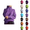 thumbnail image 1 of Turtle Neck Sweater for Women 2026 Fall Winter Trendy Long Sleeve Knit Plain Pullover Sweater Jumper Tops, 1 of 4