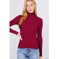 thumbnail image 1 of Turtle Neck Viscose Rib Sweater, 1 of 14