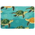 thumbnail image 1 of Turtle Non-Slip Polyester Chair Mat - Machine Washable Door Mats and Rugs, 1 of 6