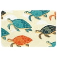 thumbnail image 1 of Turtle Non-Slip Polyester Indoor Floor Carpet Rug - Machine Washable Door Rugs, 1 of 6