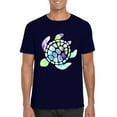 thumbnail image 1 of Turtle Ocean Nature-Inspired Animal Lover Watercolor Graphic T-Shirt, for men & women, up to size 5XL, 1 of 3
