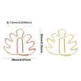 thumbnail image 1 of Turtle Paper Clips, 10Pcs Turtle Note Shaped Paper Clips, Decoration Clip, Cute Metal Bookmark Clips, Creative Office Document Organizer Clips for Office Documents Bookmarking Invitations, Rose Gold, 1 of 5