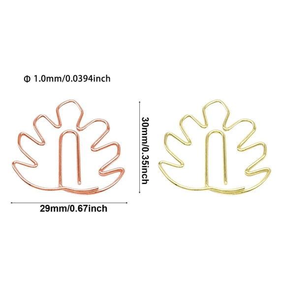 Turtle Paper Clips, 10Pcs Turtle Note Shaped Paper Clips, Decoration Clip, Cute Metal Bookmark Clips, Creative Office Document Organizer Clips for Office Documents Bookmarking Invitations, Rose Gold
