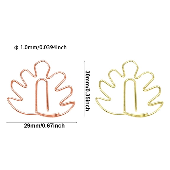 Turtle Paper Clips, 10Pcs Turtle Note Shaped Paper Clips, Decoration Clip, Cute Metal Bookmark Clips, Creative Office Document Organizer Clips for Office Documents Bookmarking Invitations, Rose Gold
