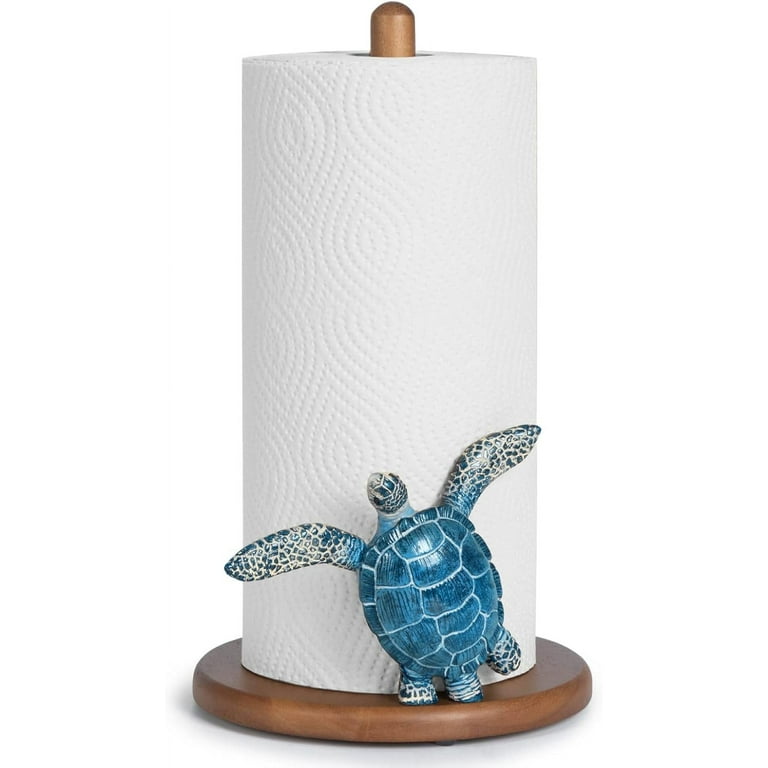 Kitchen Seahorse Paper Towel Holder Dining Storage Dispenser Coastal Home Decor Kitchen Seahorse Paper Towel Holder Dining Storage Dispenser Coastal Home Decor