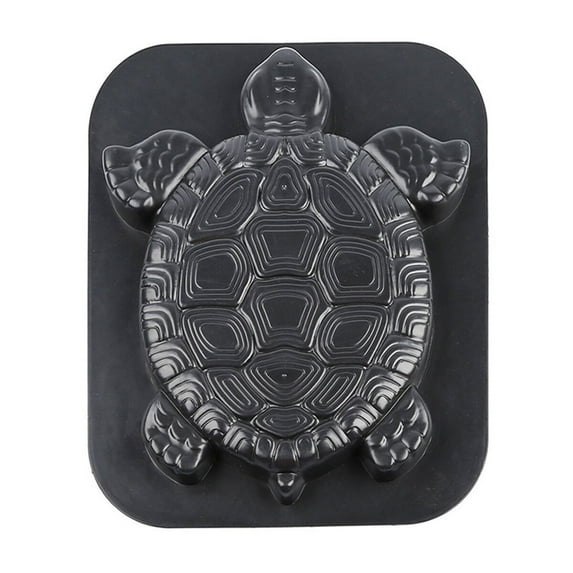 Turtle Path Maker Mold Manually Paving Concrete Molds Stepping Stone Road Making Tool (Black)