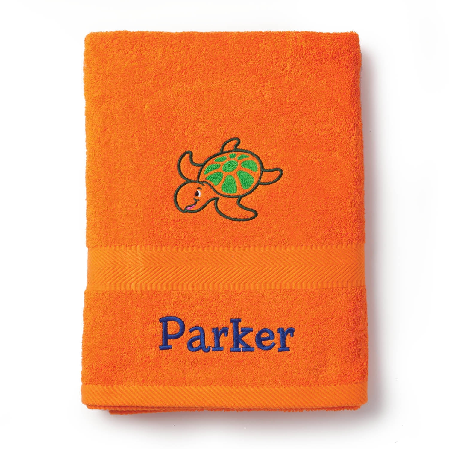 Turtle Personalized Orange King Size Towel Walmart