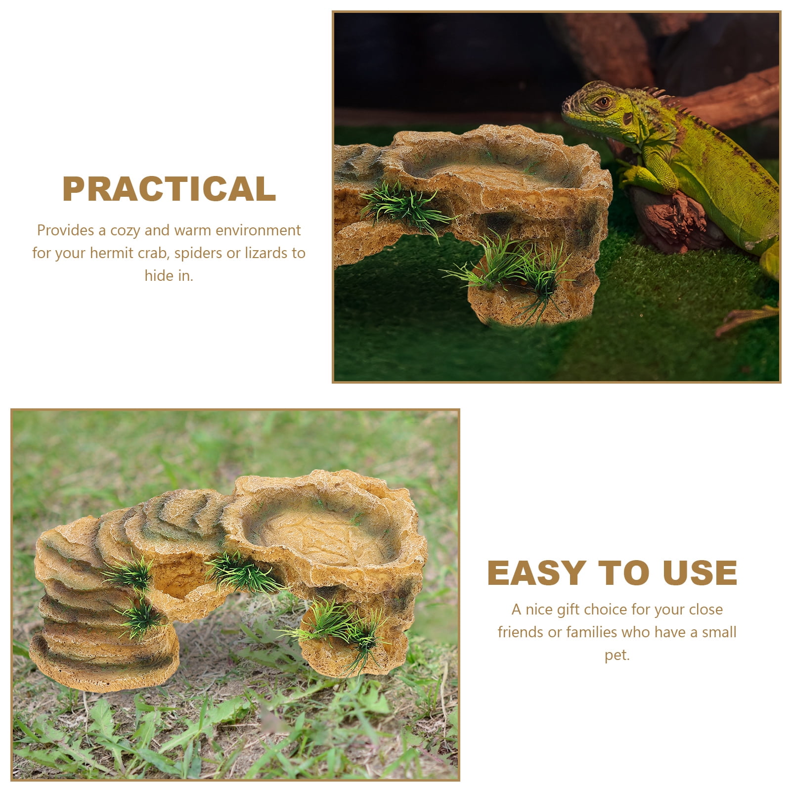 Isola Galleggiante Magnetica Per Tartarughe - Rampa Basking In Resina Per Acquario - Foto 12