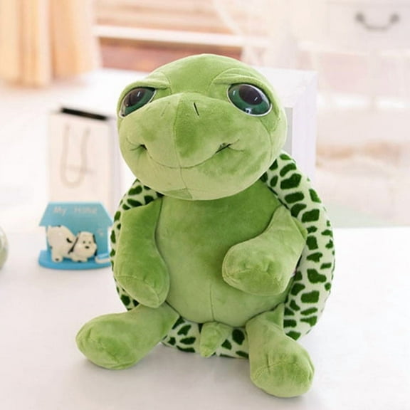 Turtle Plush PillowGreen Tortoise Stuffed Animal Plushie Pillow Toys Home Decoration 23.6 in