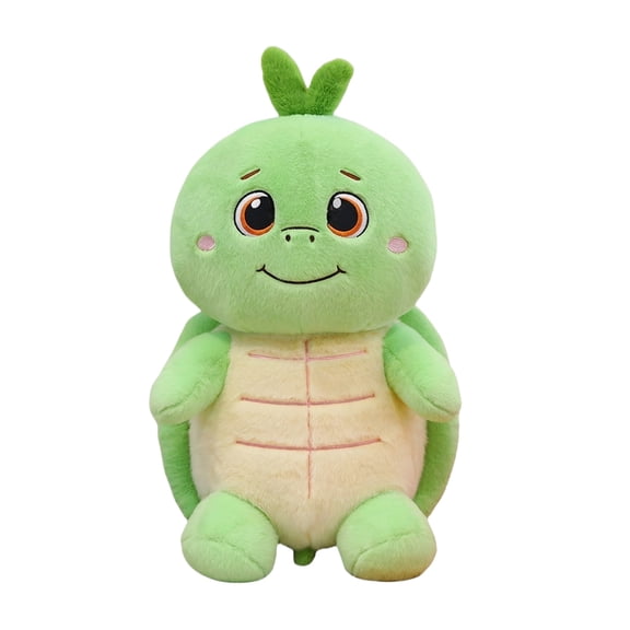 Turtle Plush Toy Soft Stuffed Sea Turtle Doll Cute Reptile Cuddle Companion for Bedside Sofa Home Decoration Birthday Holiday Gift