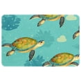 thumbnail image 1 of Turtle Polyester Non-Slip Machine Washable Door Rugs Indoor Rug Game Mat, 1 of 6