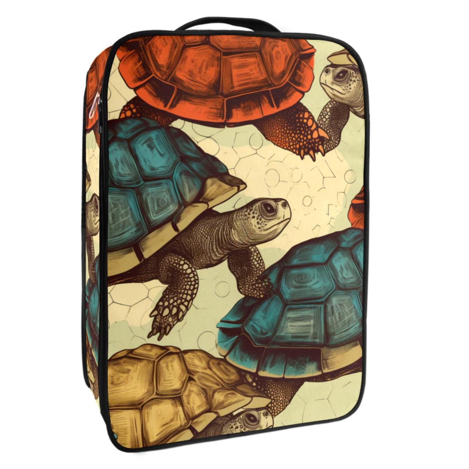 Turtle Polyester Shoe Box, 23x31cm/9x12in: Organizer & Storage Solution for Shoes, Accessories, and More