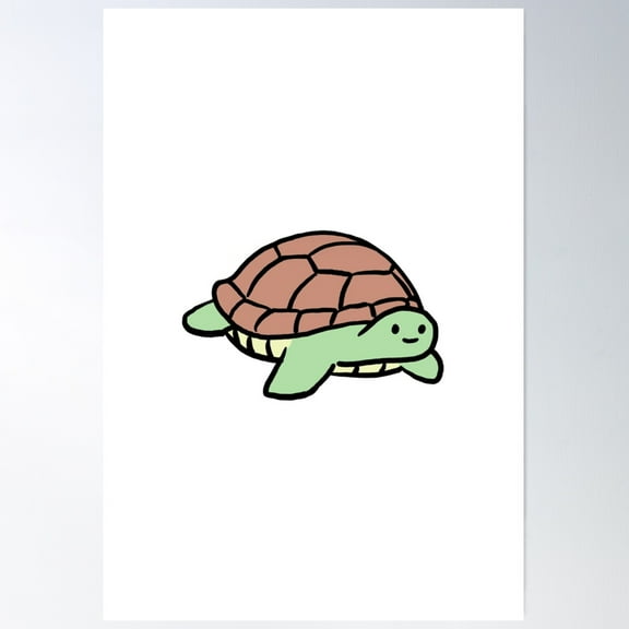 Turtle Poster Wall Art, Modern Wall Decor For Living Room Bedroom, 24x36 UNFRAMED
