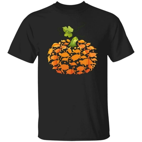 Turtle Pumpkin Halloween Unisex T-Shirt cute turtles fall season tee