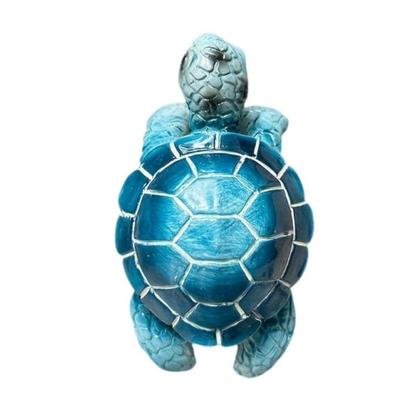 Turtle Sculpture, 3.1 x 1.6 x 1.9 in, Realistic Resin Garden Statue, Adds Natural Charm to Patio or Pond