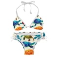 thumbnail image 1 of Turtle Seamless Adjustable Strap Bikini Set with Detachable Sponge, Two-Pack - Ideal for Beach and Pool Parties, 1 of 6