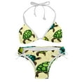 thumbnail image 1 of Turtle Seamless Detachable Sponge Adjustable Strap Bikini Set Swimsuit Two-Pack Swimming Suits - Beach Vacation Swimwear, 1 of 6