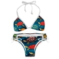 thumbnail image 1 of Turtle Seamless Detachable Sponge Adjustable Strap Bikini Set Two-Pack for Various Scenes, 1 of 6