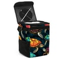 thumbnail image 1 of Turtle Seamless Mini Trash Can for Car - Foldable, with Lid, Leak-Proof, Hanging Storage Bag, 1 of 6