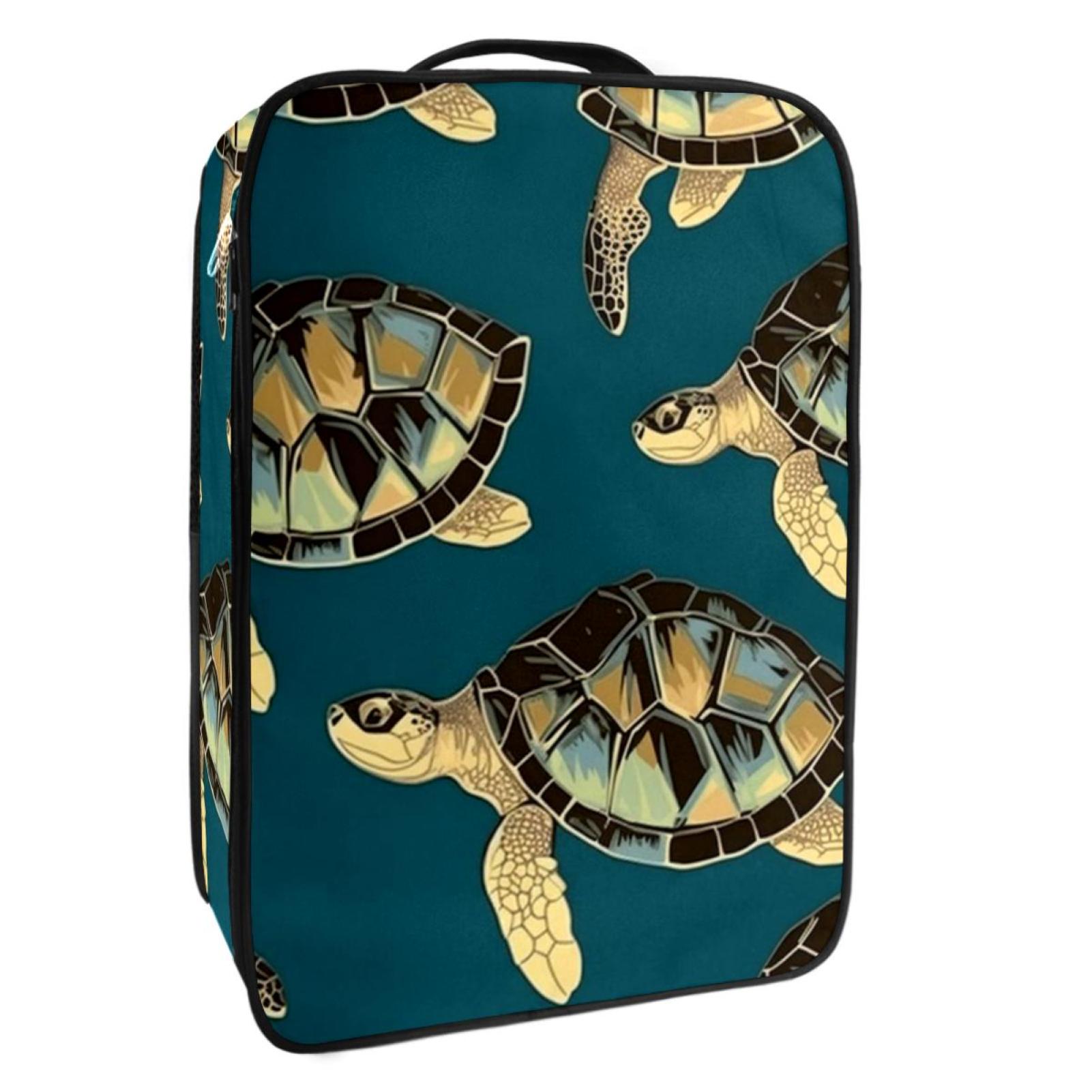 Turtle Seamless Premium Polyester Shoe Rack Organizer with 23x31cm