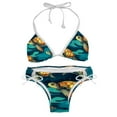 thumbnail image 1 of Turtle Seamless Swim Suit Women Bikini Set, Detachable Sponge, Adjustable Strap, Two-Pack - Beach, Pool, Vacation, 1 of 6