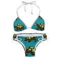 thumbnail image 1 of Turtle Seamless Swim Wear Detachable Sponge Adjustable Strap Bikini Set Two-Pack for Multiple Scenes, 1 of 6