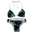 thumbnail image 1 of Turtle Seamless Swimsuit Women Bikini Sets, Detachable Sponge Adjustable Strap Swim Suits, Two-Pack- Beachwear Pool Party Summer Vacation, 1 of 6