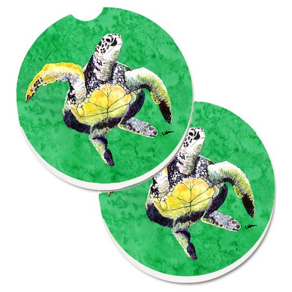 Turtle Set of 2 Cup Holder Car Coaster