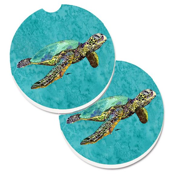 Turtle Set of 2 Cup Holder Car Coaster