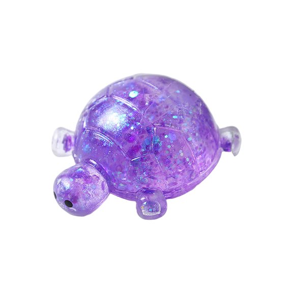 Turtle Shape Kneading Malt-Filled Slow-Motion Stress Relief Toy Soft Portable Squeeze Decompression Tool