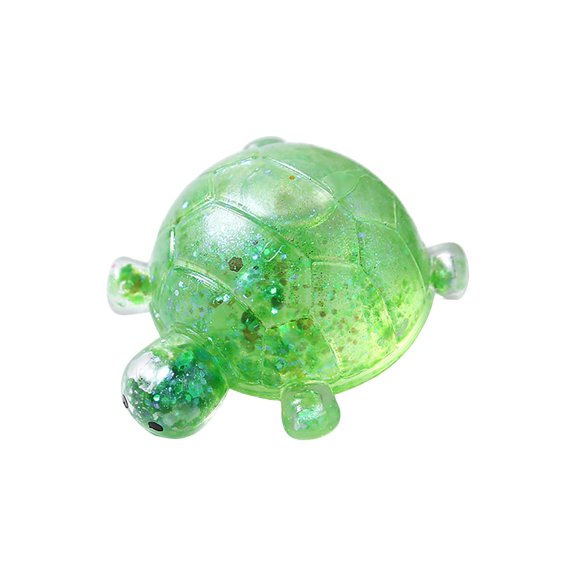 Turtle Shape Kneading Malt-Filled Slow-Motion Stress Relief Toy Soft Portable Squeeze Decompression Tool