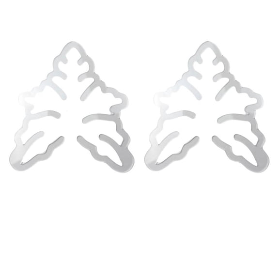 Turtle Shell Bamboo Clamp Set, Plant Stem Plastic Support, Flower-Shaped Green Plant Leaf Holder Turtle Shell Bamboo B