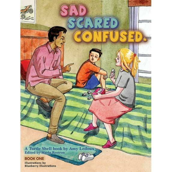 Turtle Shell Books Sad Scared Confused., Book 1, (Hardcover)