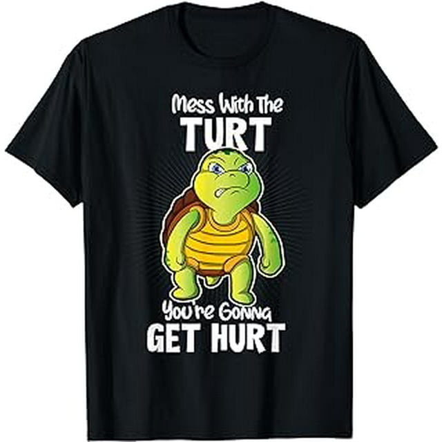 Turtle Shirt Gift For Men Women & Kids Fun Tortoise Turtles T-Shirt ...