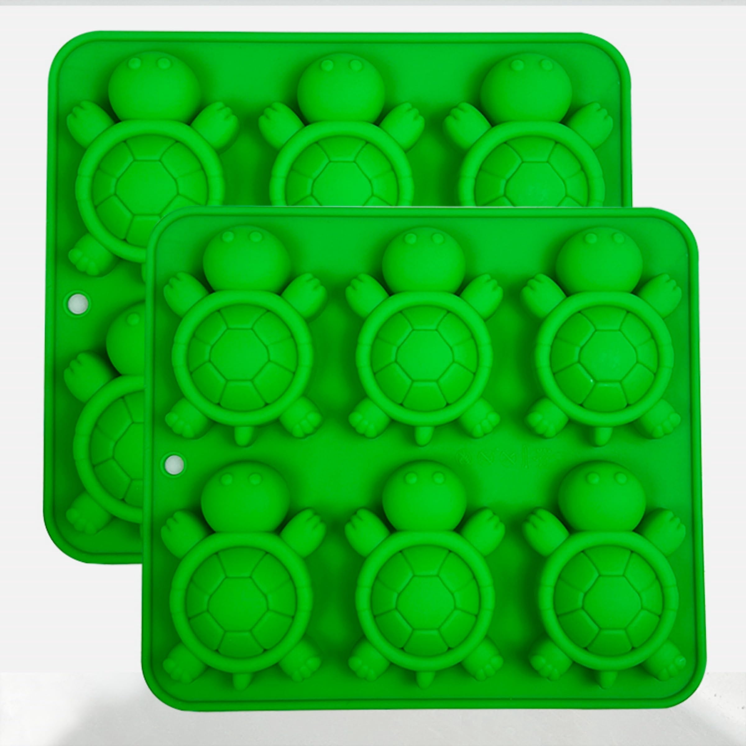 Turtle Silicone Molds for Chocolate Candy Gummy Making Ice Cube Tray 2 ...