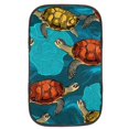 thumbnail image 1 of Turtle Soft Furry Printed Car Armrest Mat 12.5x8.2 Inch - Comfortable Armrest Accessory for Added Style and Support on the Go, 1 of 6