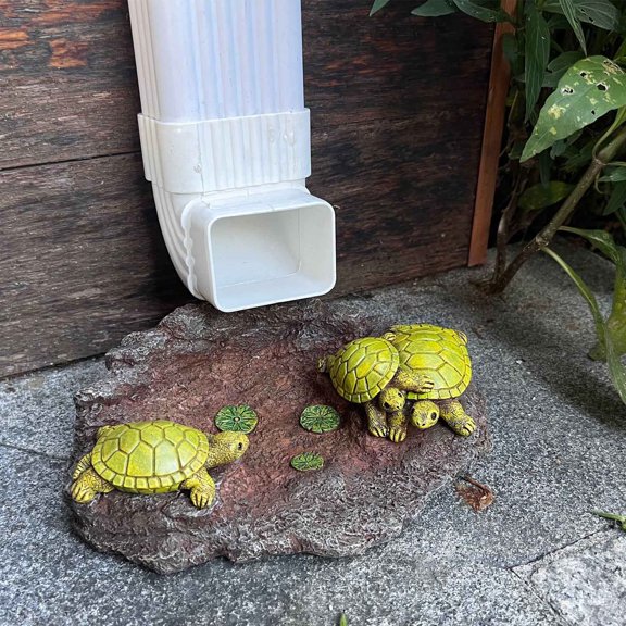 Turtle Splash Guard Gutter Downspout Splash Cover by Hilarious Home - Walmart.com