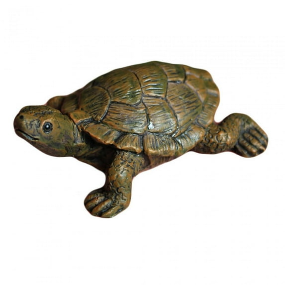 Turtle Statue Home Decor Garden Decor Cute Small Yard Decoration Desktop Ornament for Room Indoors Farmhouse Outdoors Outside