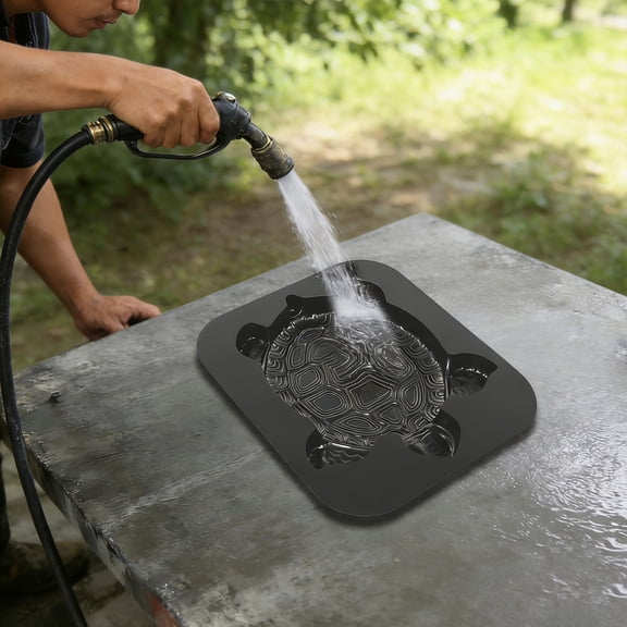 Turtle Stepping Stone Mold Concrete Pavement Walkway Garden Decor