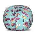 thumbnail image 1 of Turtle Storage Toy Bag Chair, Animals in Different Colors with Ornaments on Their Backs, Stuffed Animal Organizer Washable Bag, Large Size, Multicolor Pale Blue, by Ambesonne, 1 of 3